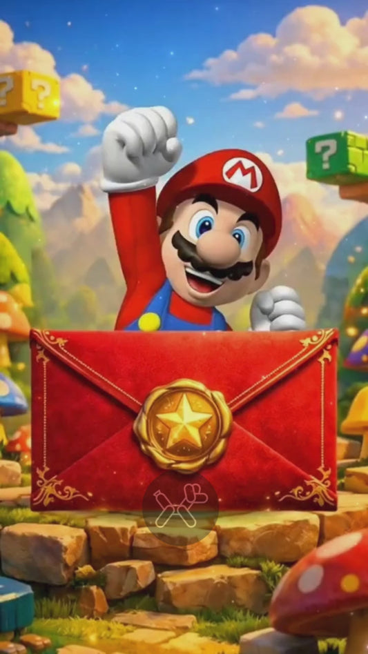 Convite Animado Super Mario