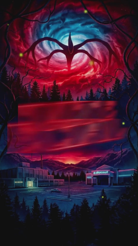 Convite Animado Stranger Things