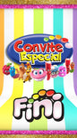 Convite Animado Balas Fini