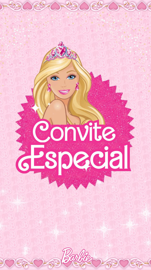 Convite Animado Barbie