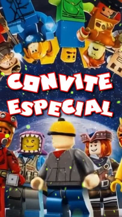 Convite Animado Roblox