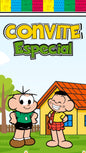 Convite Animado Cascão E Cebolinha