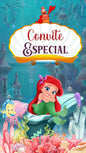 Convite Animado Ariel Baby