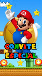 Convite Animado Super Mario