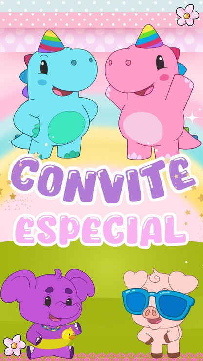 Convite Animado Babytube