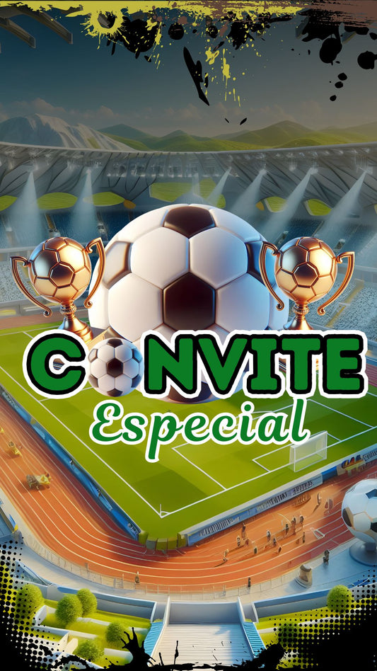 Convite Animado Futebol