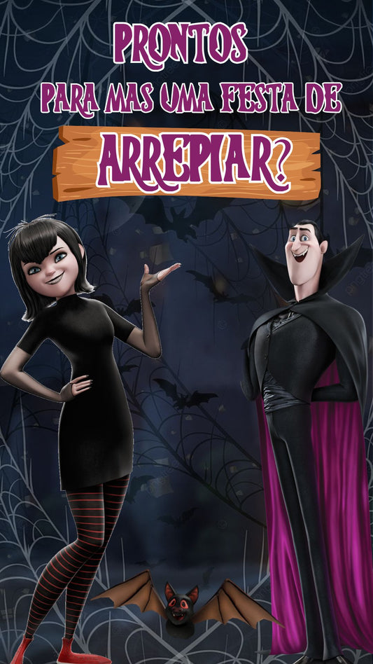 Convite Animado Hotel Transilvânia