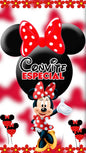 Convite Animado Minnie Vermelha
