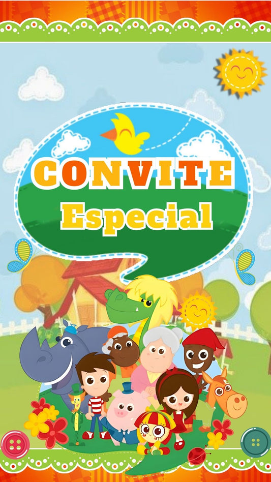 Convite Animado Sítio Do Picapau