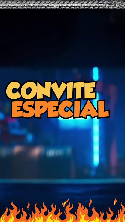 Convite Animado Hot Wheels