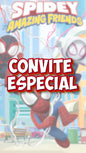 Convite Animado Spidey E Seus Amigos Espetaculares