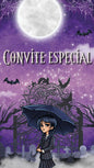 Convite Animado Wandinha