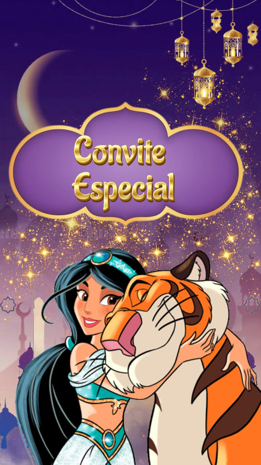 Convite Animado Jasmine