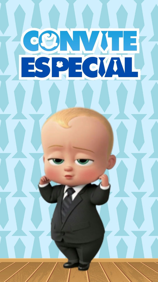 Convite Animado Poderoso Chefinho