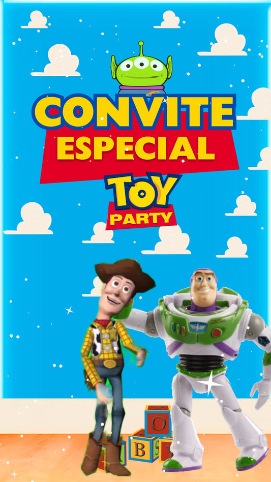 Convite Animado Toy Story