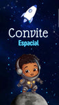 Convite Animado Astronauta