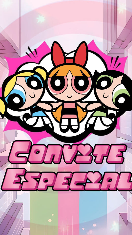 Convite Animado Meninas Super Poderosas